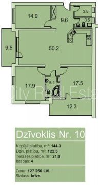 Квартира в Сигулде, Латвия, 144 м2 - фото 1
