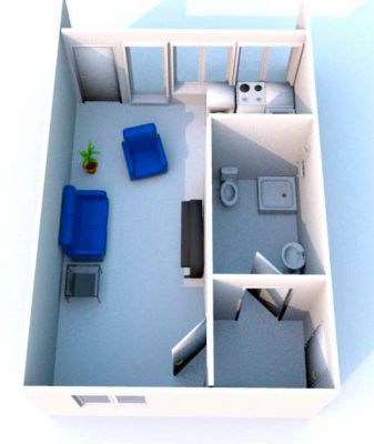 Квартира в Гамбурге, Германия, 36 м² - фото 3
