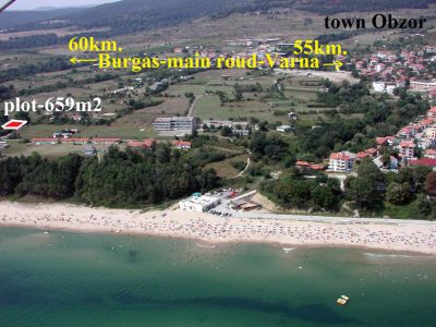 Земля в Обзоре, Болгария, 659 м² - фото 1