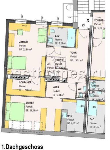 Квартира Вена, Австрия, 175 м² - фото 4