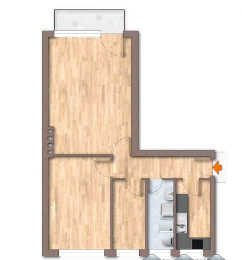 Квартира в Гамбурге, Германия, 63 м² - фото 3