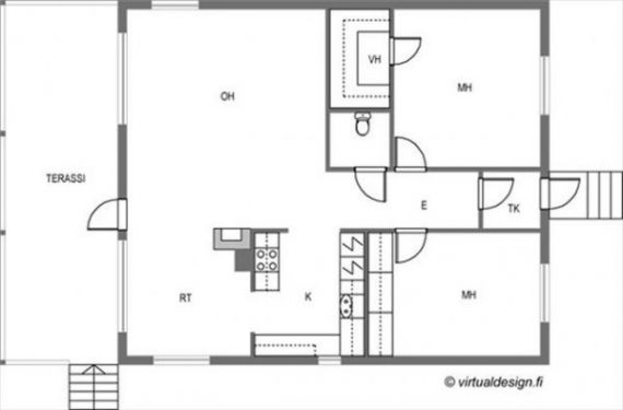 Коттедж в Иматре, Финляндия, 100 м² - фото 10