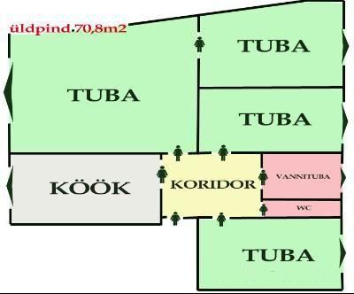 Квартира в Пюсси, Эстония, 74 м² - фото 11