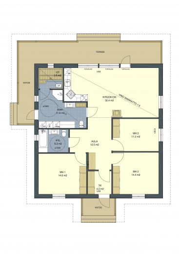 Дом в Пуумала, Финляндия, 128 м² - фото 10