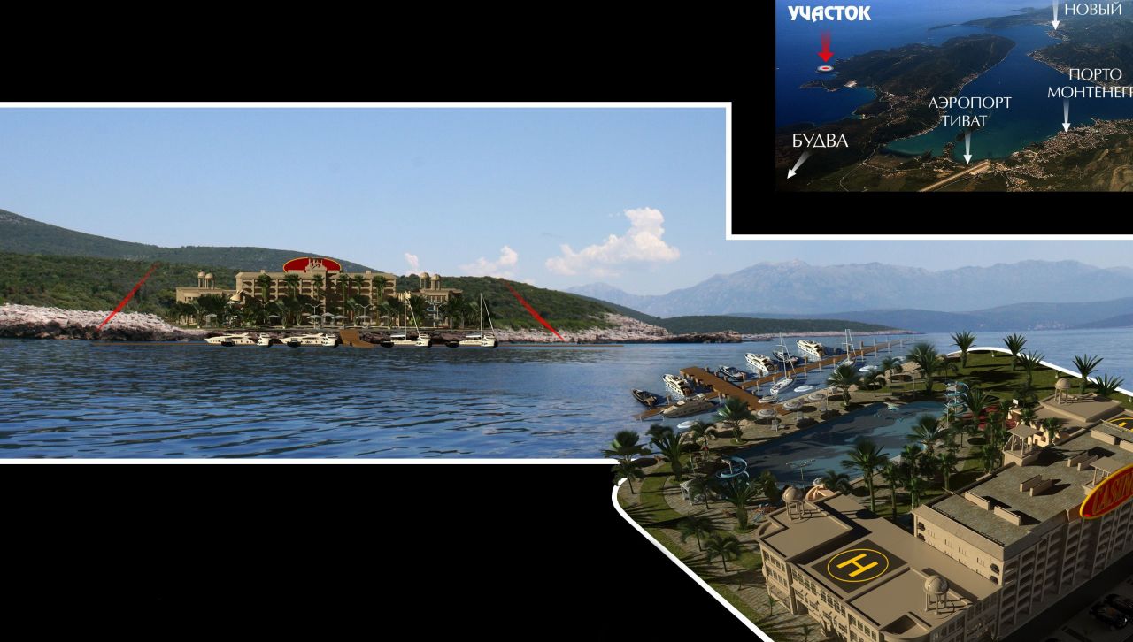 Коммерческая недвижимость на полуострове Луштица, Черногория - фото 1