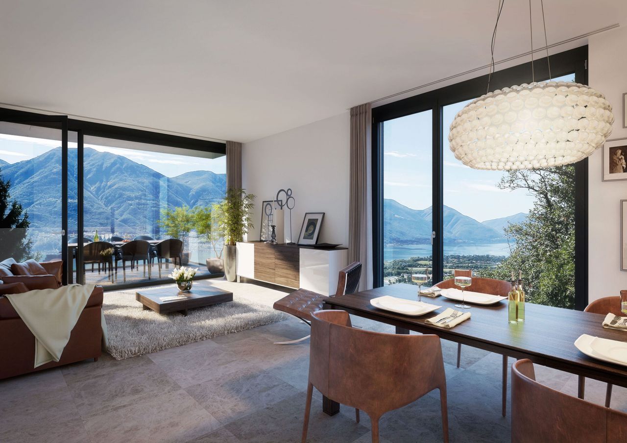 Апартаменты в Тичино, Швейцария, 150 м2 - фото 1