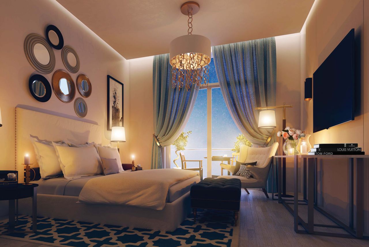 Отель, гостиница в Дубае, ОАЭ, 94 м2 - фото 1