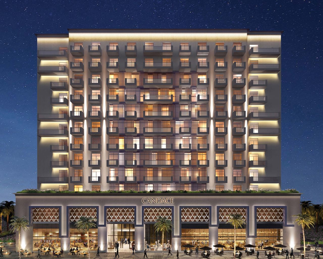 Отель, гостиница в Дубае, ОАЭ, 44 м2 - фото 1