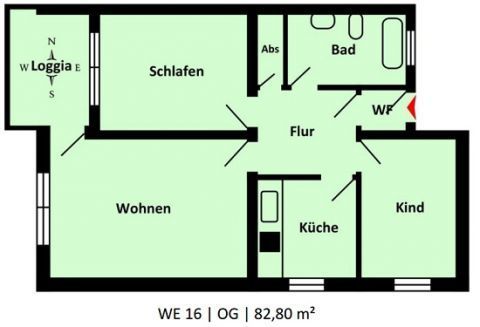 Квартира в Зальцгиттере, Германия, 68 м2 - фото 1