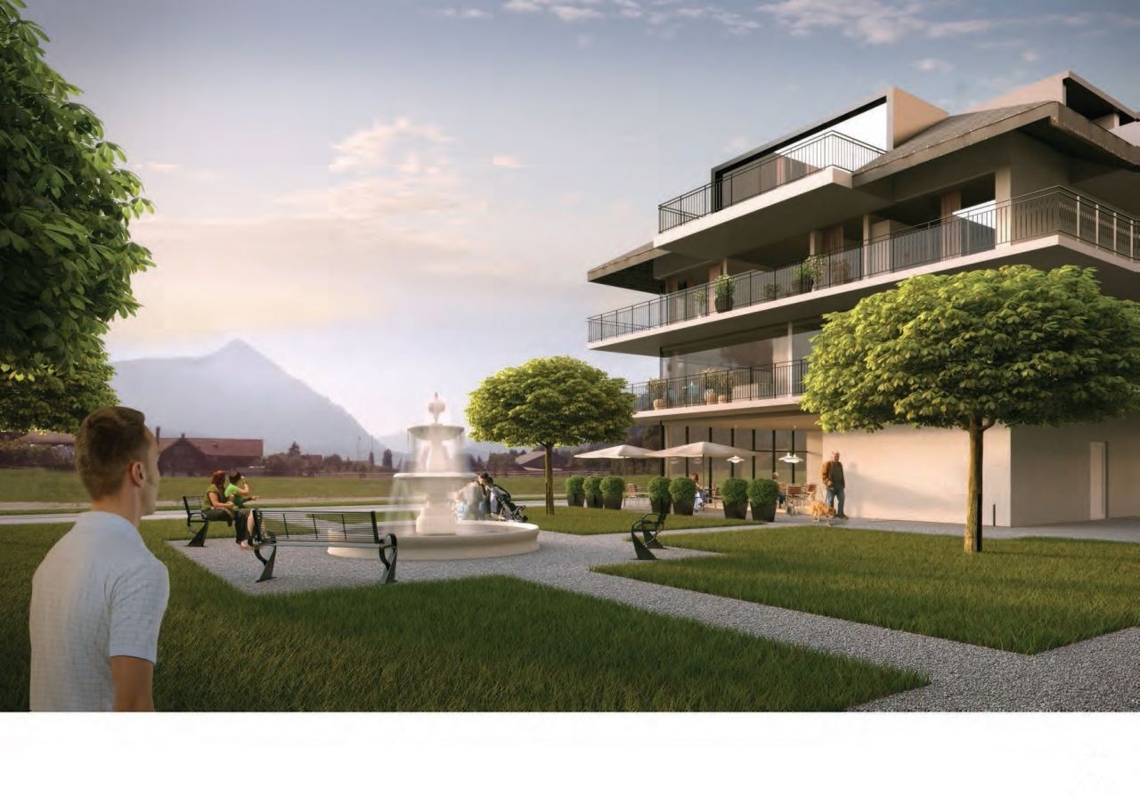 Апартаменты в Интерлакене, Швейцария, 107 м2 - фото 1