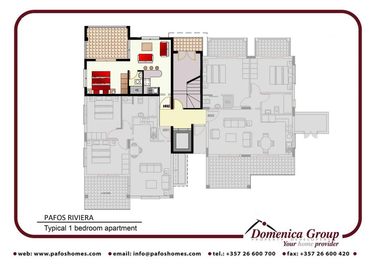 Квартира в Пафосе, Кипр, 60 м² - фото 7