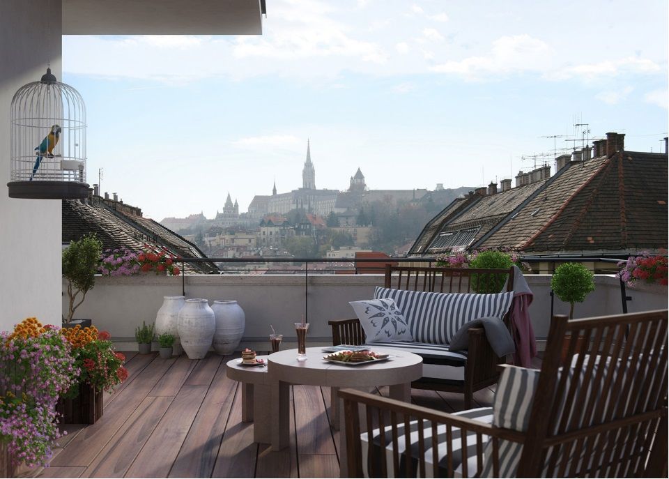 Апартаменты в Будапеште, Венгрия, 105 м2 - фото 1