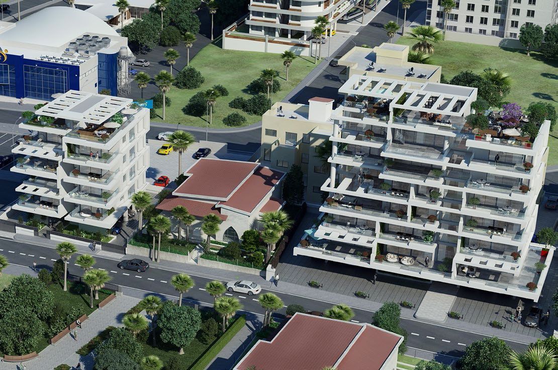 Апартаменты в Ларнаке, Кипр, 143 м2 - фото 1