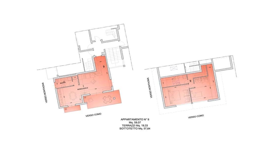 Квартира у озера Комо, Италия, 100 м² - фото 8