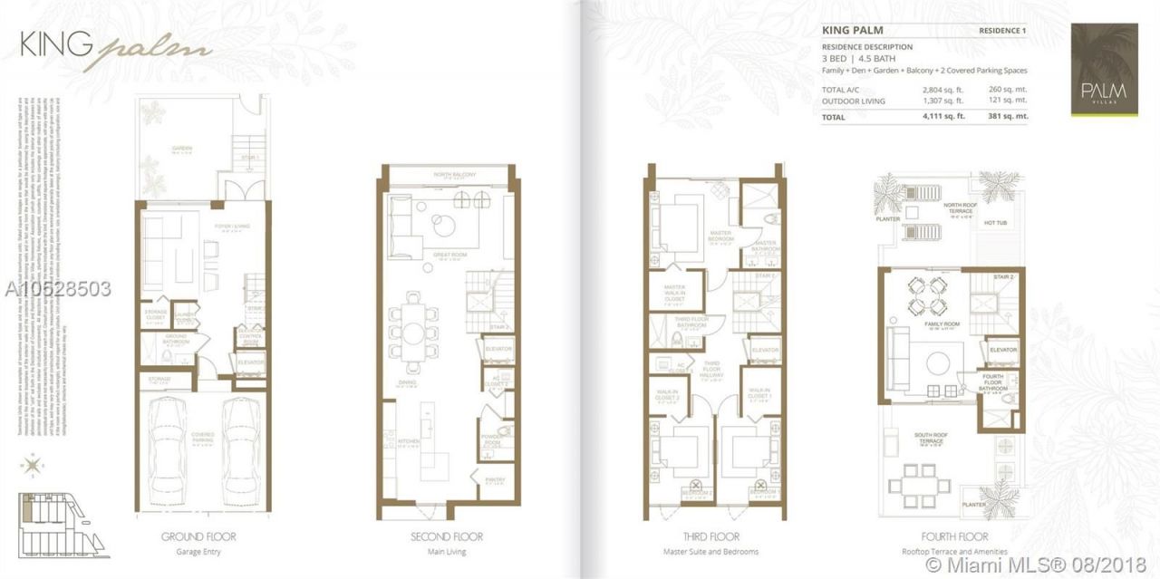 Таунхаус в Майами, США, 280 м² - фото 11