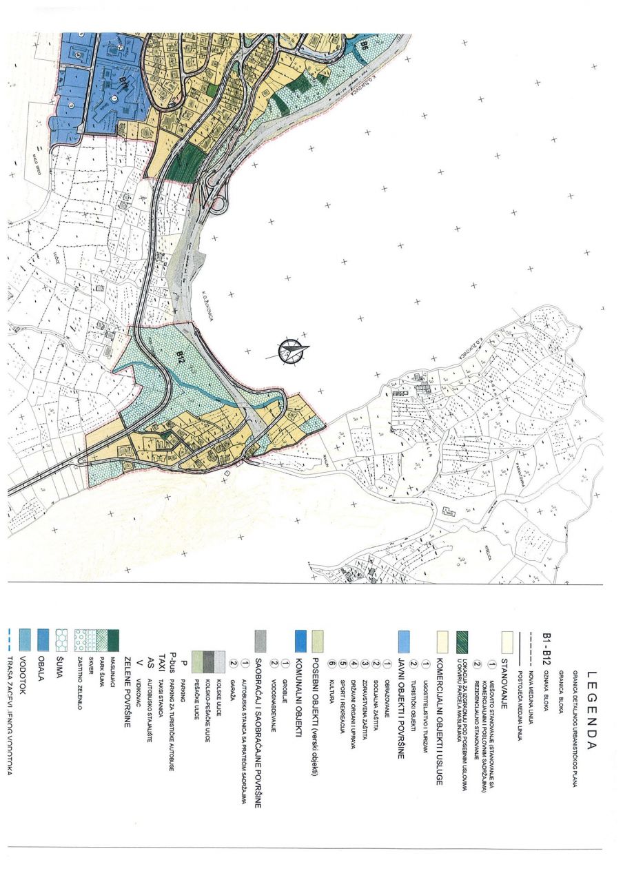 Земля в Петроваце, Черногория, 650 м² - фото 3