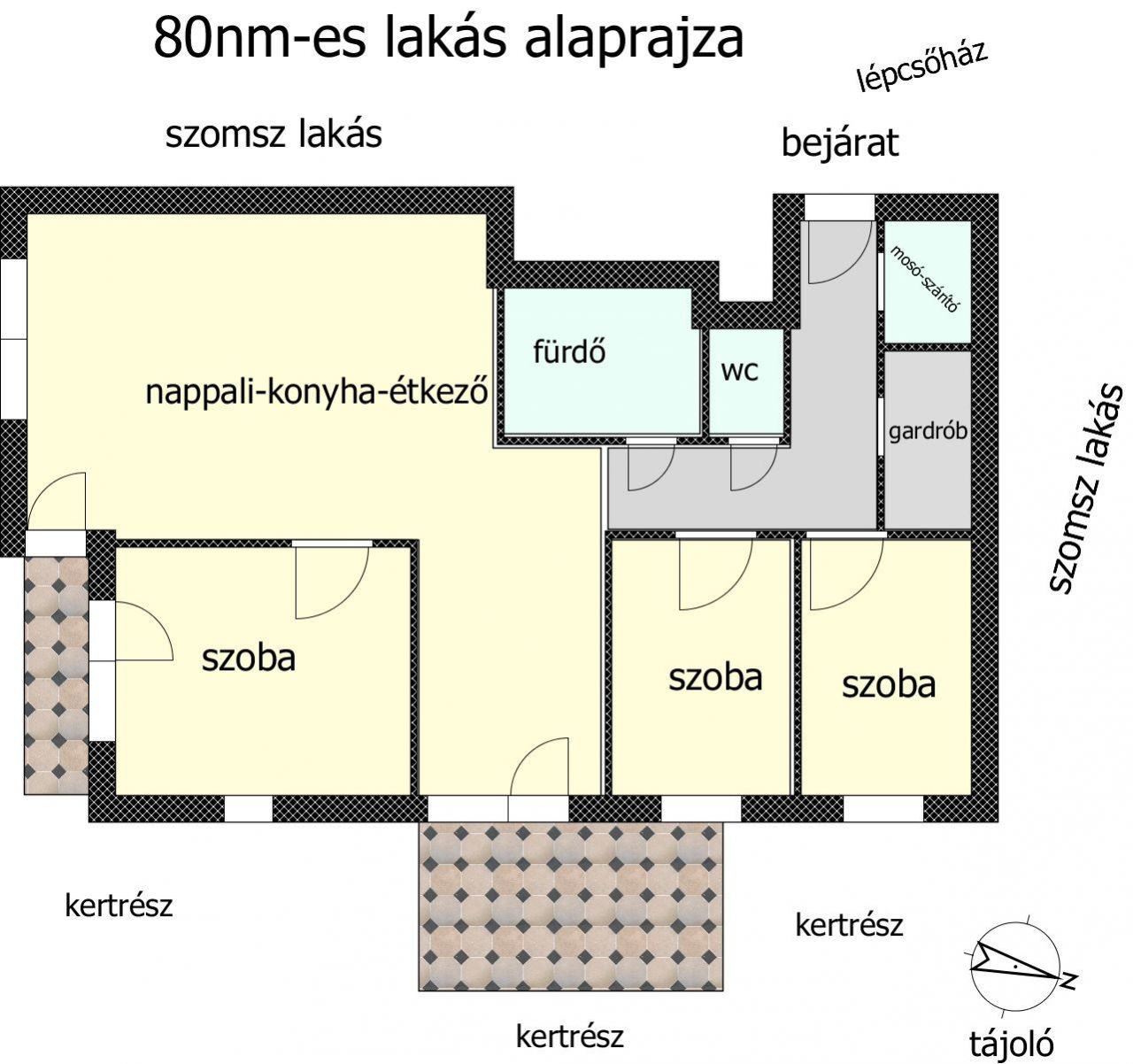 Квартира в Будапеште, Венгрия, 86 м2 - фото 1