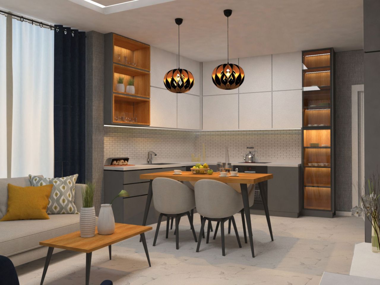 Квартира в Алании, Турция, 60 м² - фото 16