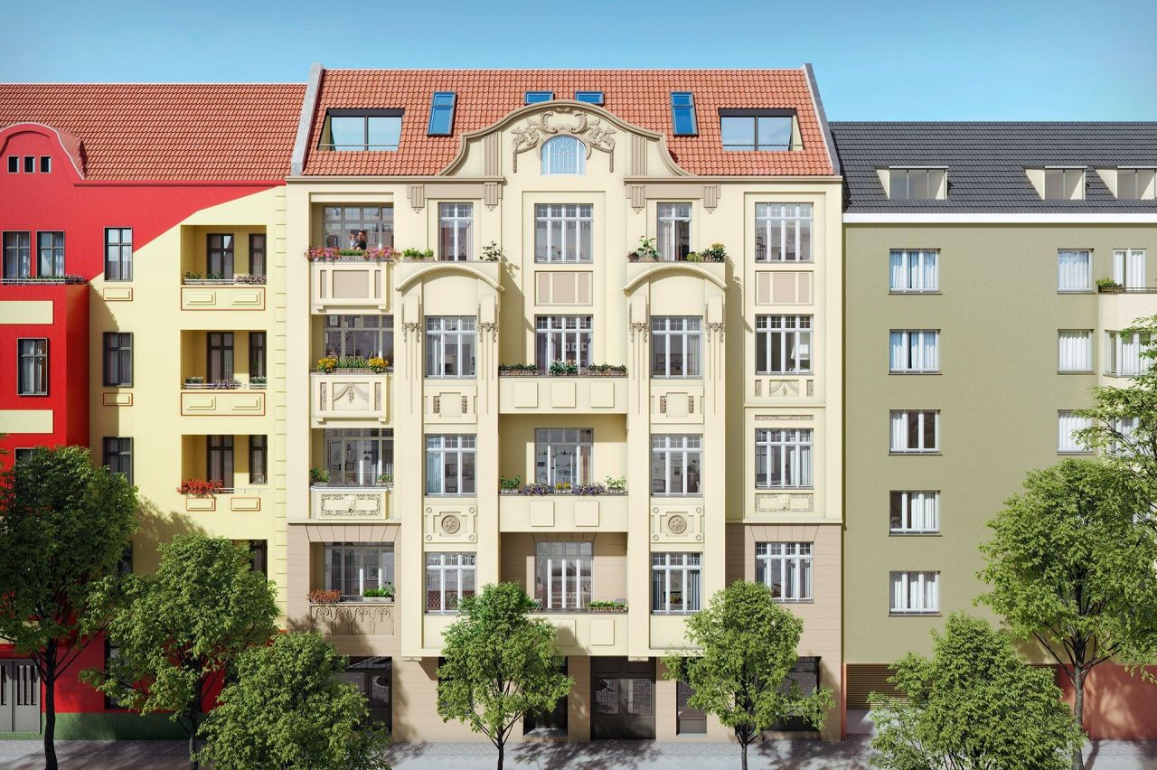 Апартаменты в Берлине, Германия, 57 м2 - фото 1