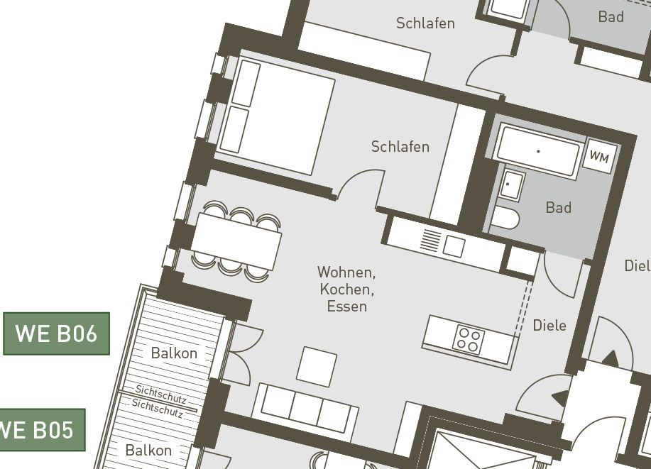 Апартаменты в Берлине, Германия, 53.95 м2 - фото 1