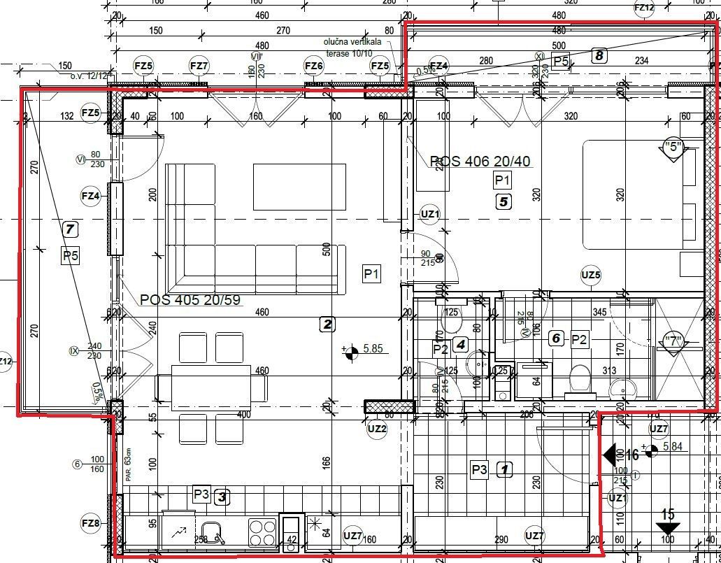 Квартира в Пржно, Черногория, 74 м² - фото 8