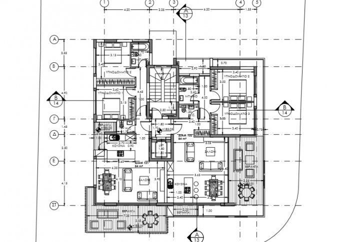 Апартаменты в Никосии, Кипр, 117 м² - фото 7