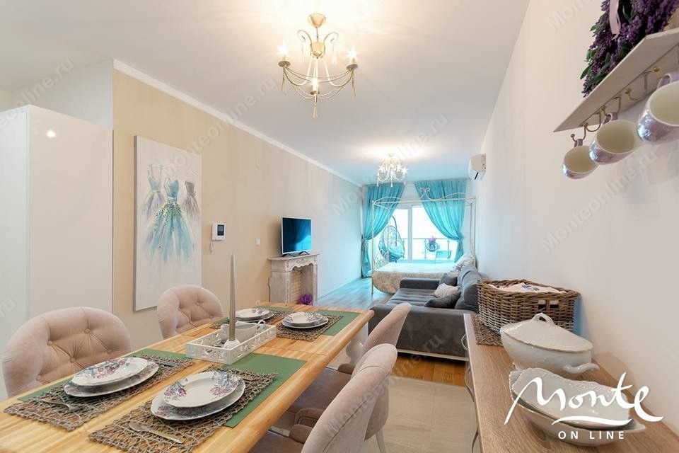 Квартира в Бечичи, Черногория, 57 м² - фото 1