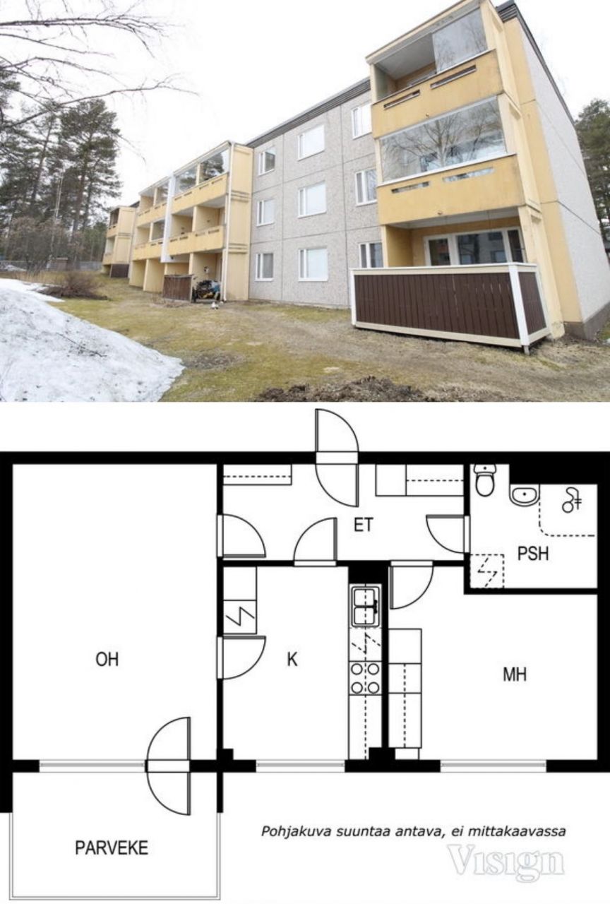 Квартира в Нильсия, Финляндия, 52.5 м2 - фото 1