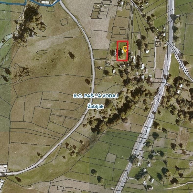 Земля в Жабляке, Черногория, 1 590 м² - фото 2