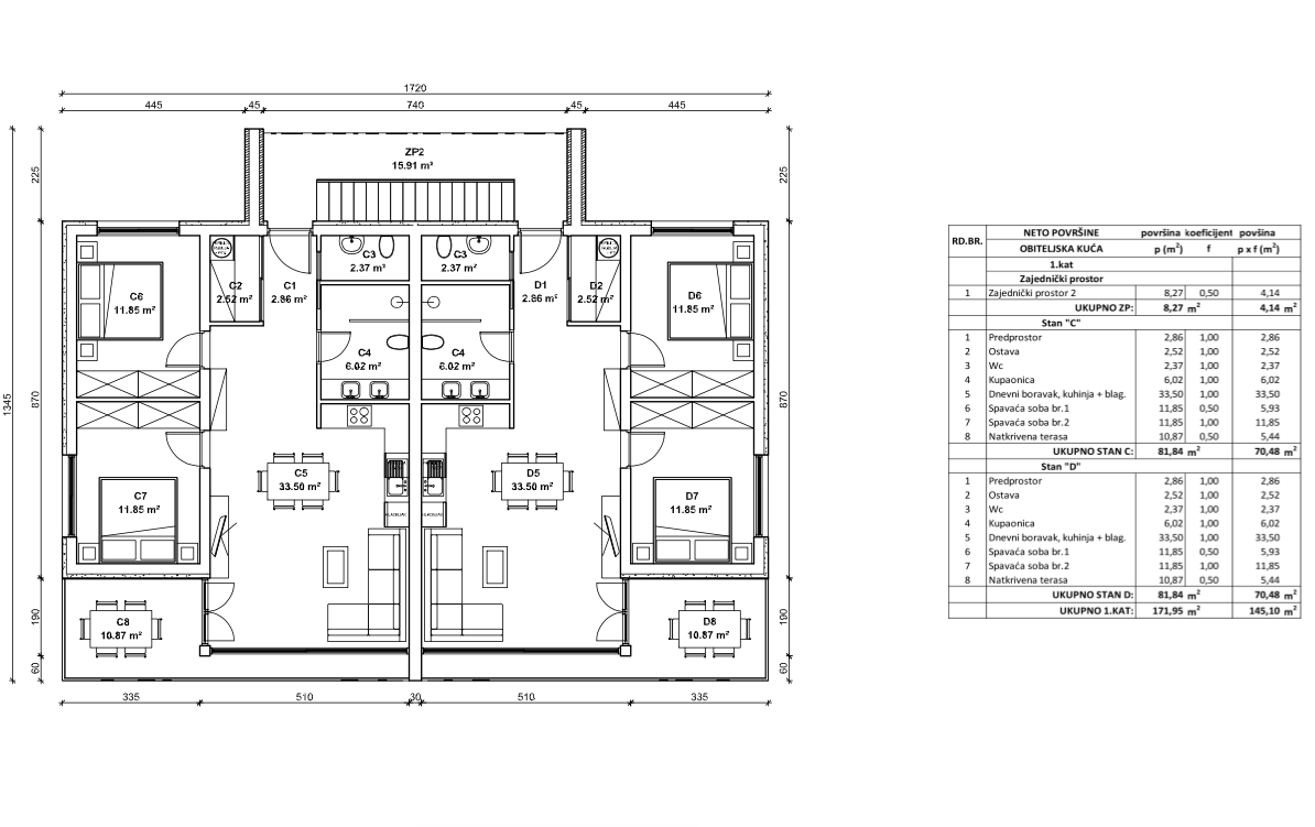 Вилла в Порече, Хорватия, 80 м² - фото 8