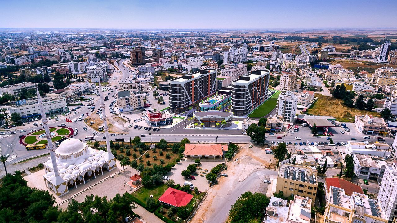 Апартаменты в Фамагусте, Кипр, 57 м2 - фото 1
