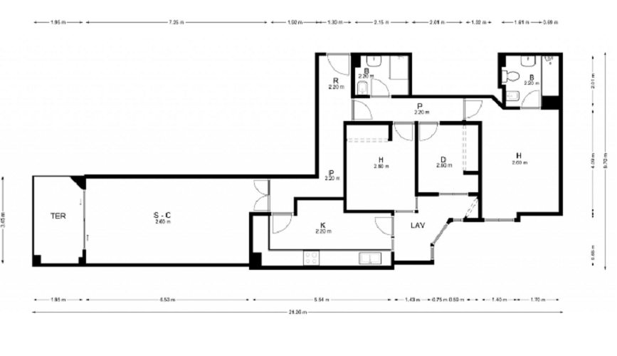 Квартира в Барселоне, Испания, 122 м² - фото 18