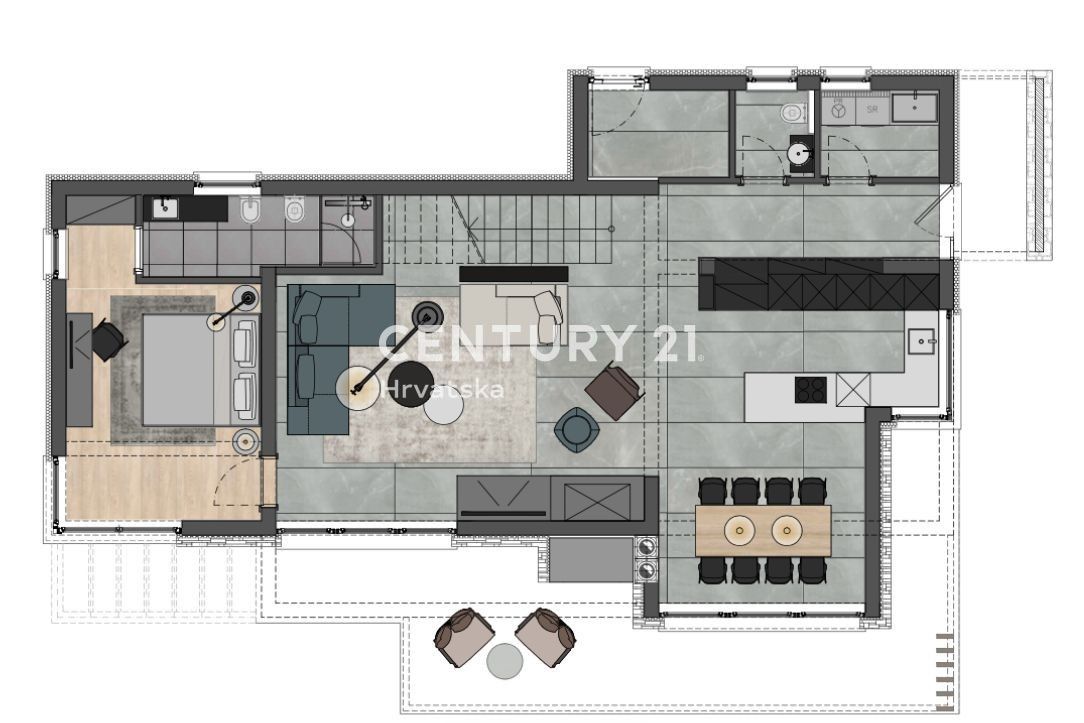 Вилла в Вишняне, Хорватия, 213 м² - фото 16