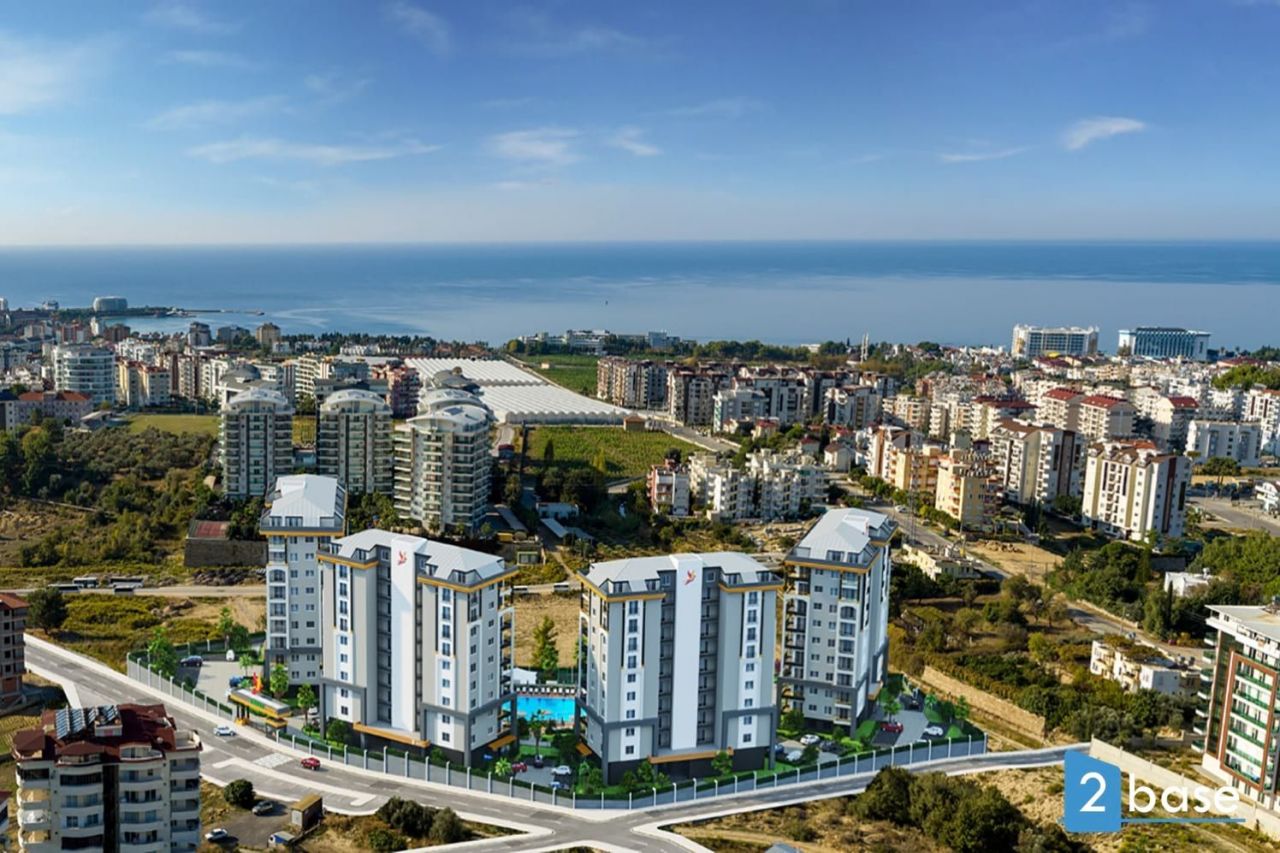 Апартаменты в Авсалларе, Турция, 46 м2 - фото 1