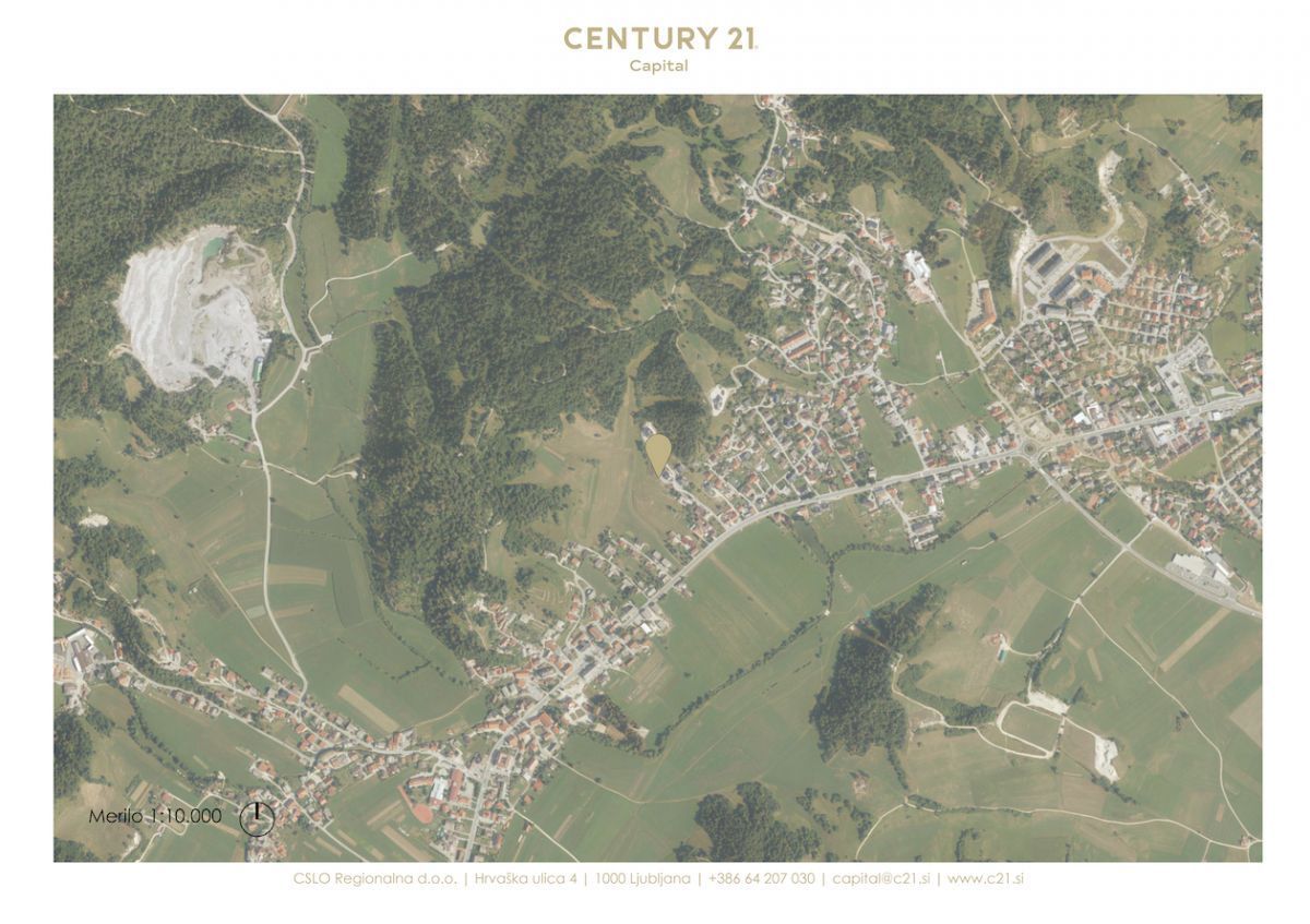 Земля в Логатеце, Словения, 1 484 м² - фото 2