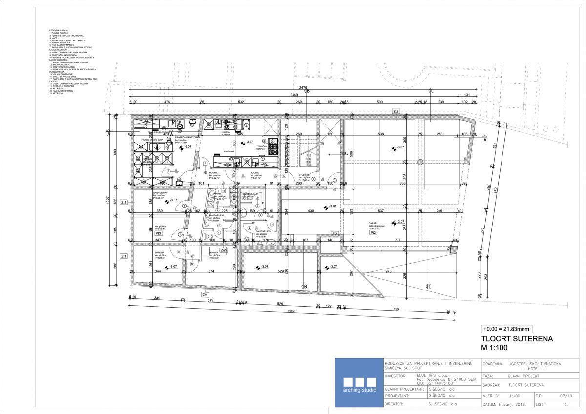 Отель, гостиница в Сплите, Хорватия, 670 м² - фото 11