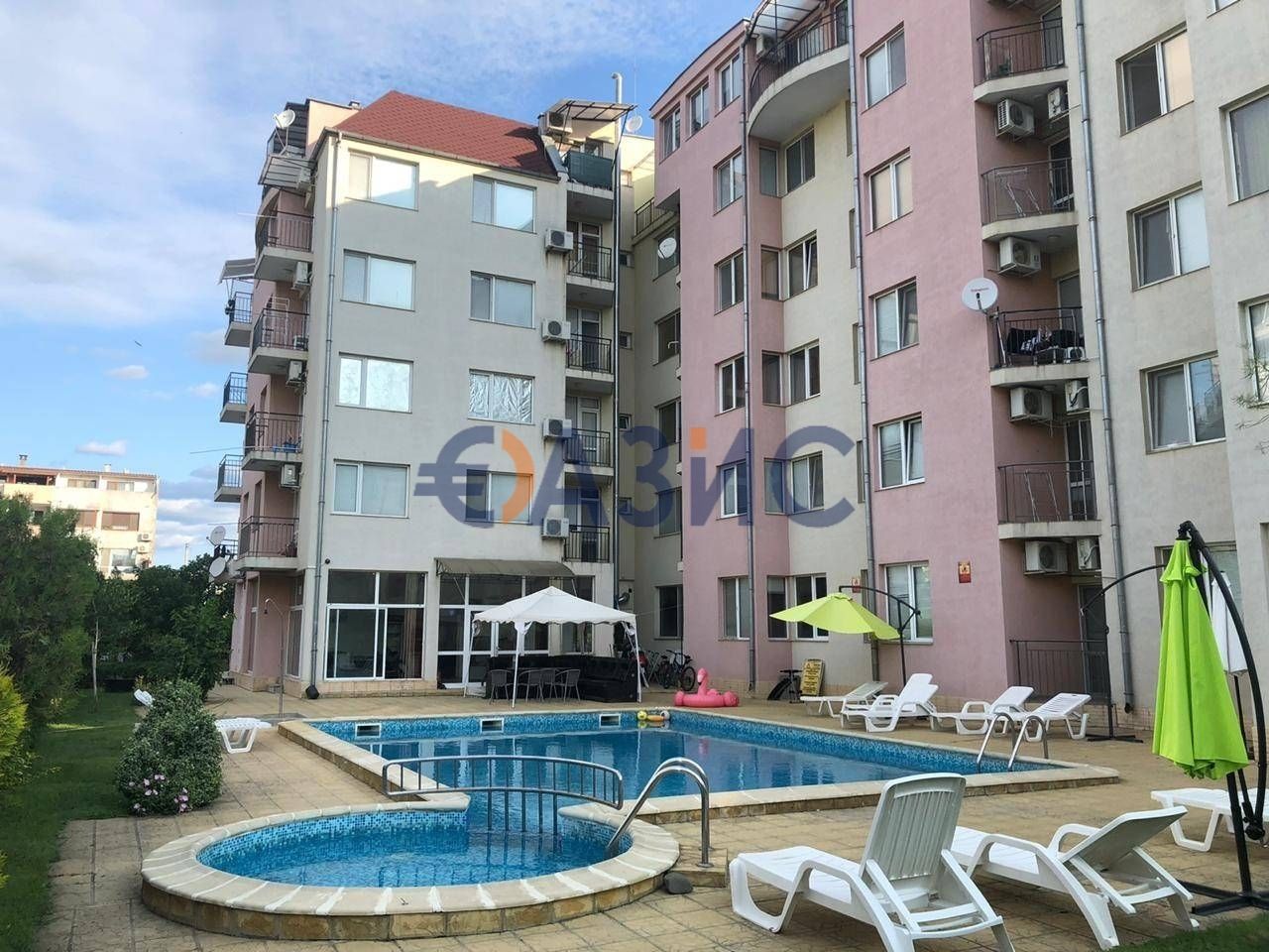 Апартаменты на Солнечном берегу, Болгария, 46 м2 - фото 1