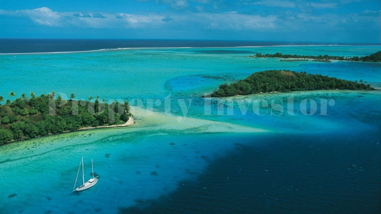 Остров в Хуахине, Французская Полинезия, 16.6 Га - фото 1