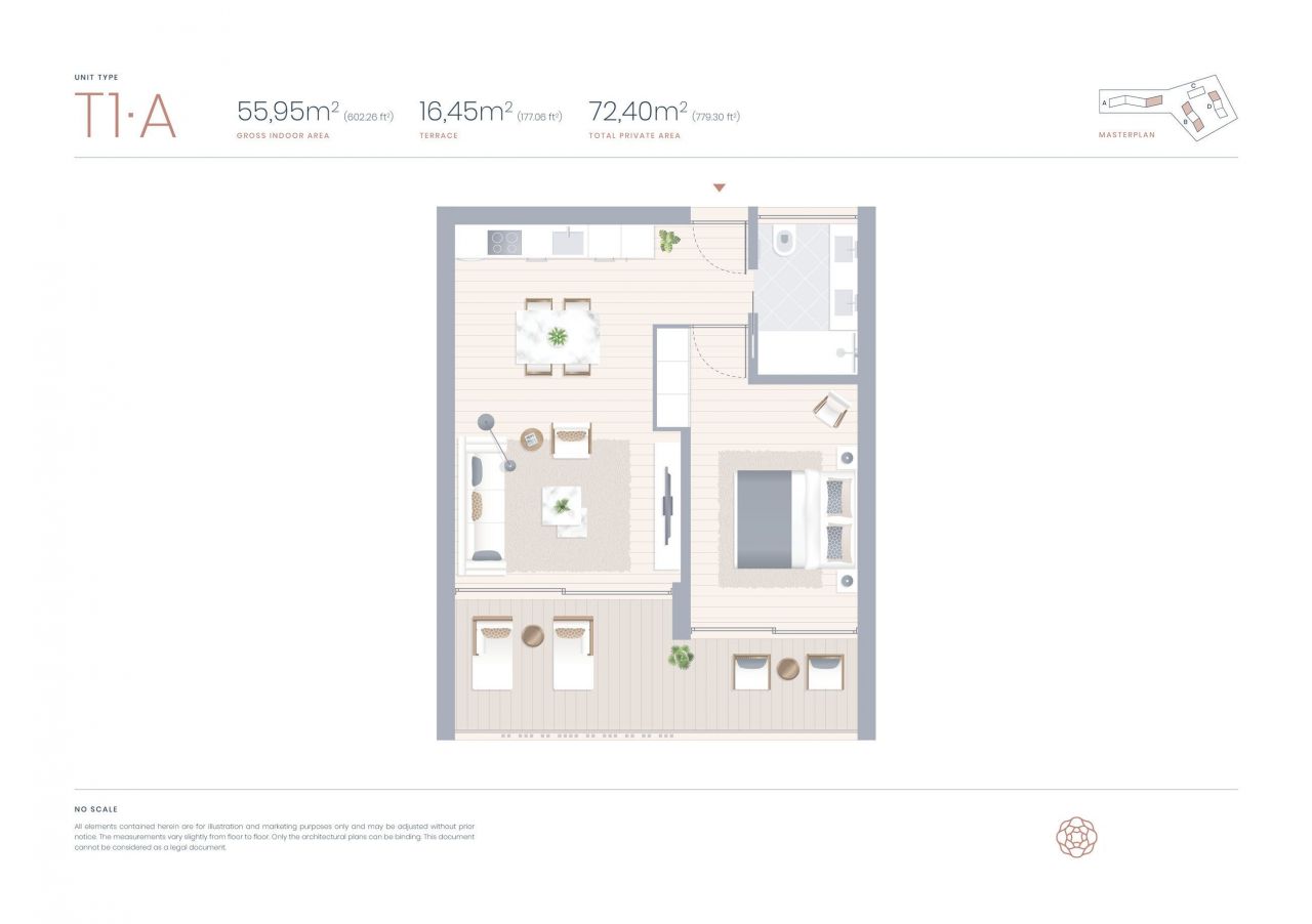 Отель, гостиница в Алгарве, Португалия, 72 м² - фото 1