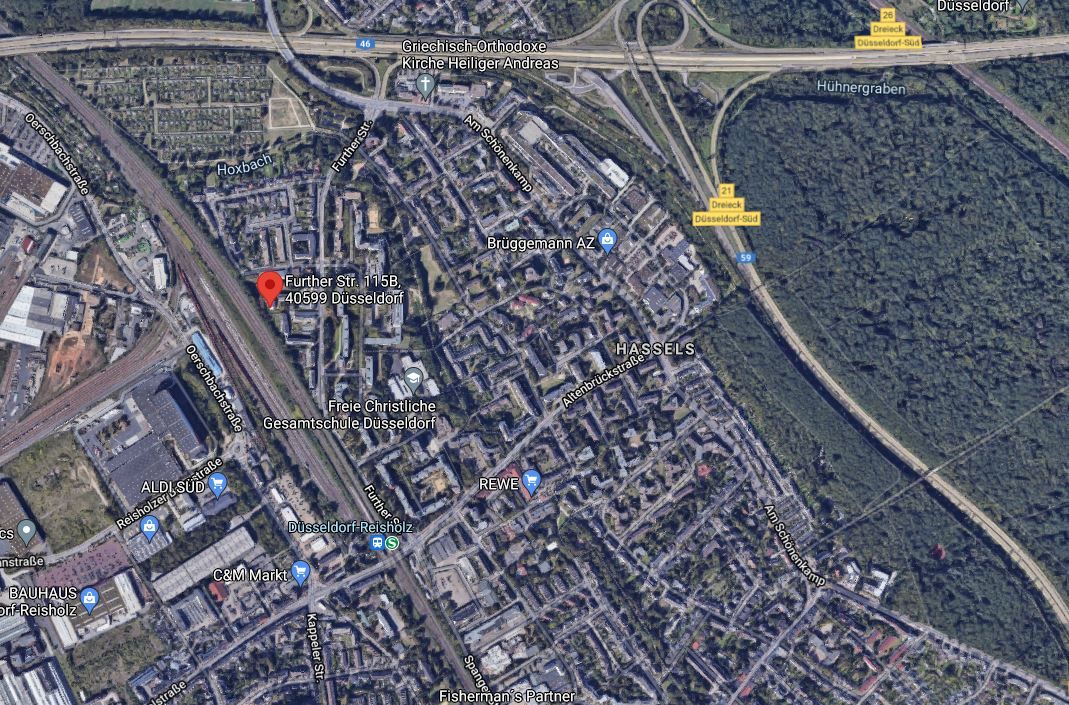 Квартира в Дюссельдорфе, Германия, 25.69 м² - фото 9