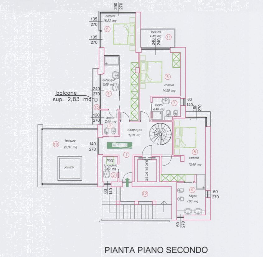 Пентхаус у озера Гарда, Италия, 259.6 м² - фото 18