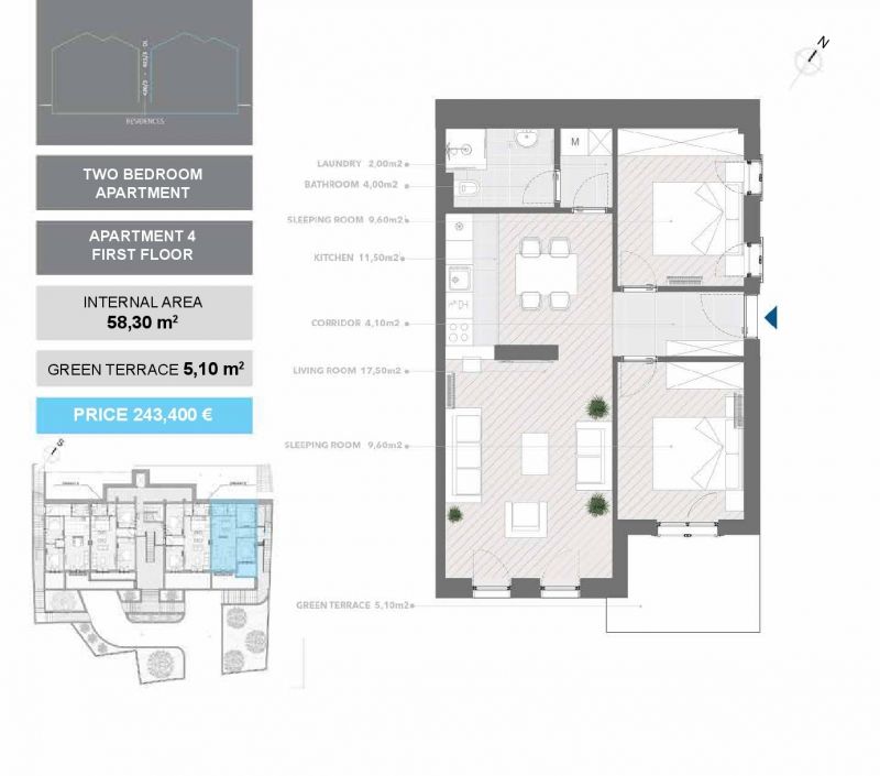 Квартира в Тивате, Черногория, 63 м² - фото 5