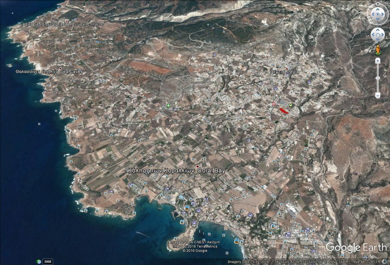 Земля в Пафосе, Кипр, 3 011 м2 - фото 1
