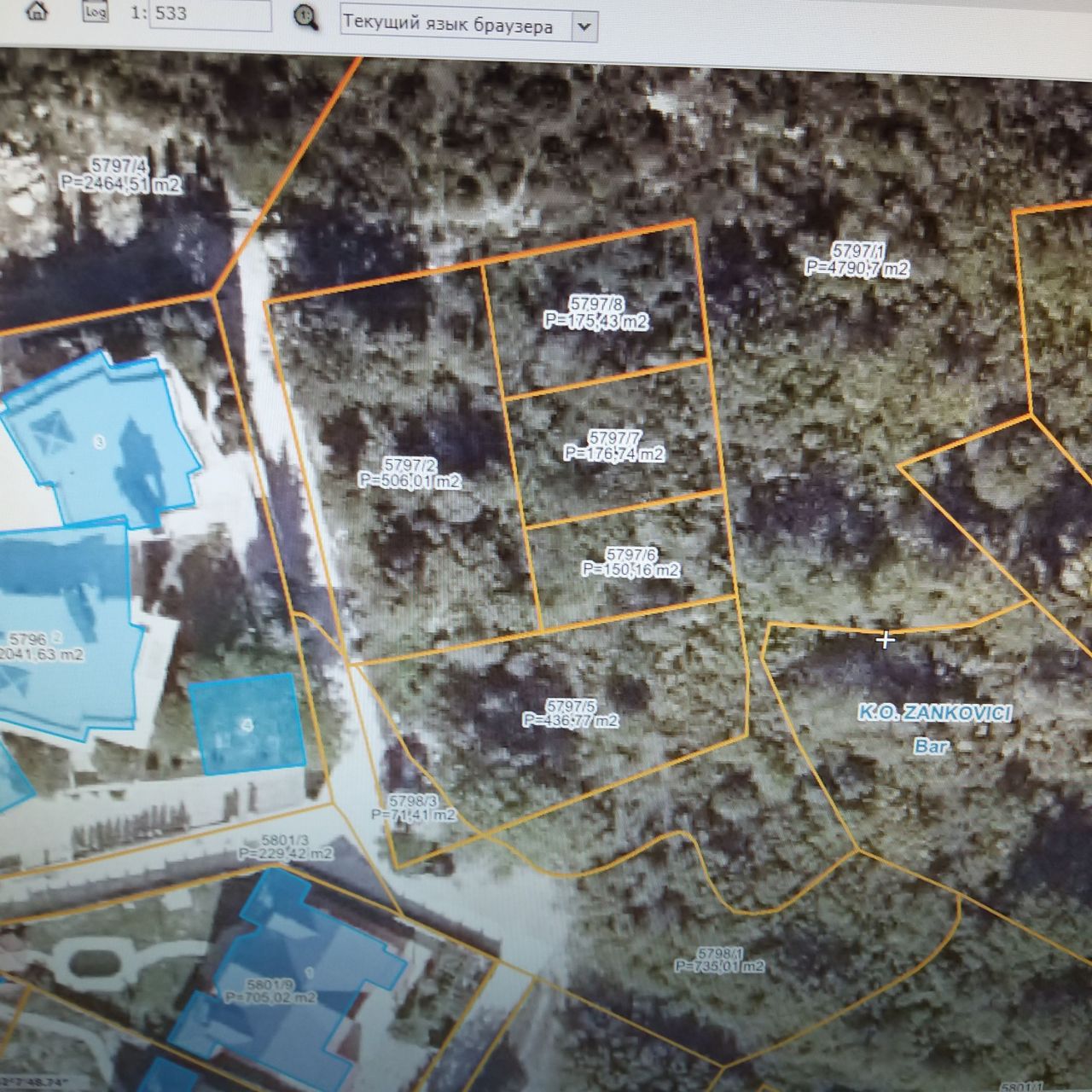 Земля в Баре, Черногория, 400 м² - фото 11