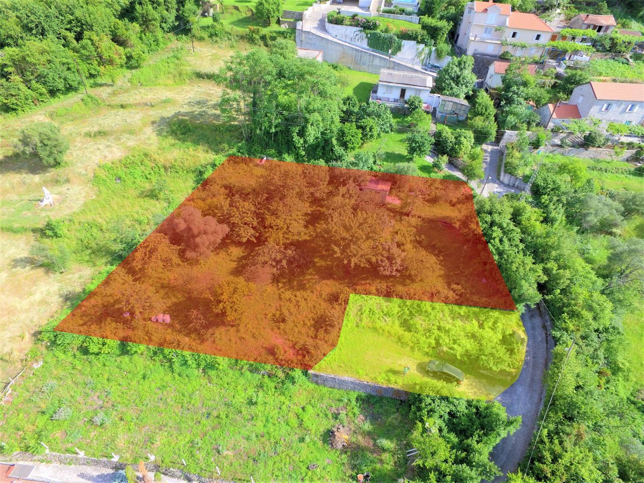 Земля в Столиве, Черногория, 1 805 м² - фото 11