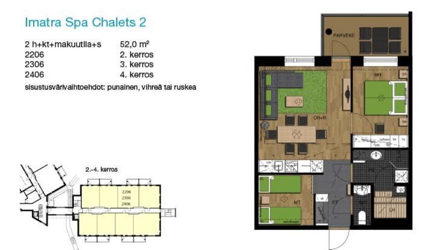 Квартира в Иматре, Финляндия, 45 м² - фото 12