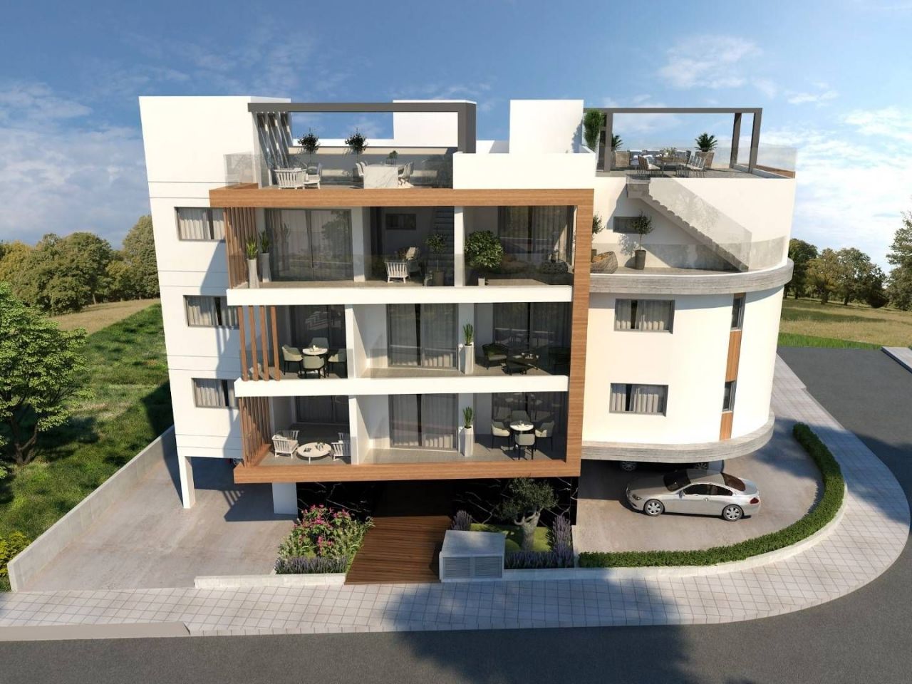 Апартаменты в Ларнаке, Кипр, 51 м2 - фото 1