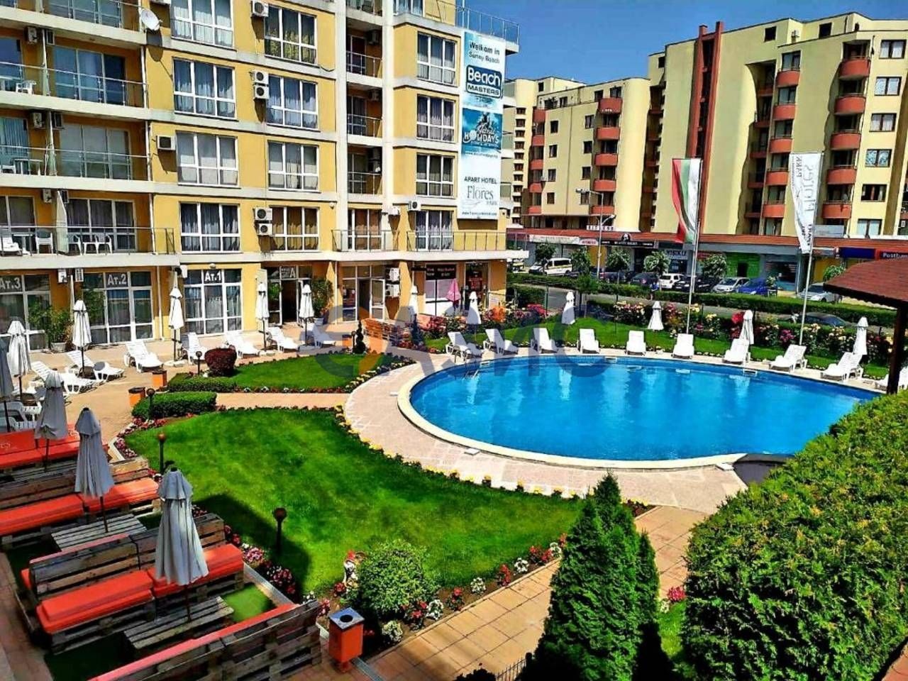 Апартаменты на Солнечном берегу, Болгария, 52.5 м2 - фото 1