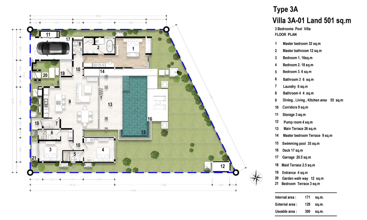 Вилла на Пхукете, Таиланд, 420 м² - фото 16