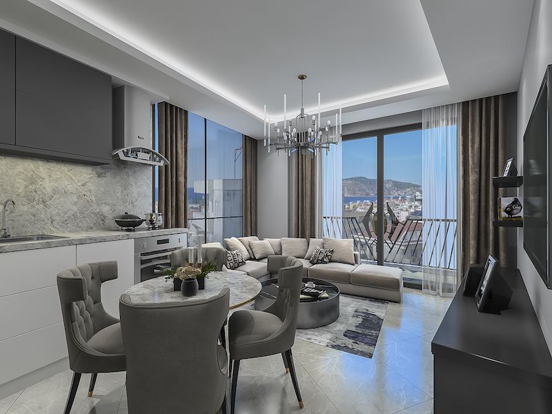 Квартира в Алании, Турция, 47 м² - фото 16